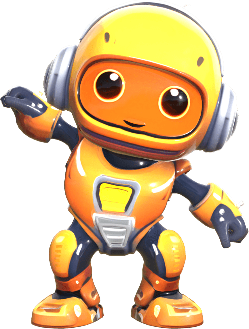 Astronaut standing on moon